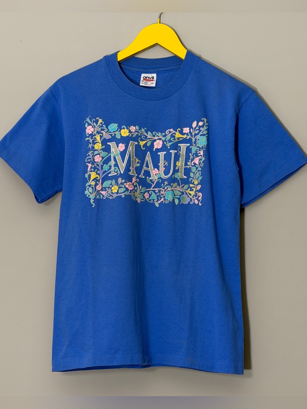 90s Maui Hawaii blue t-shirt Size M
